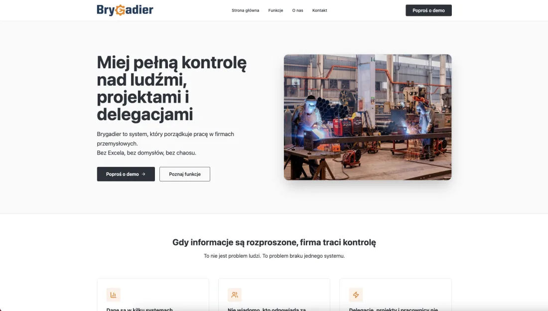 Brygadier — zrzut ekranu
