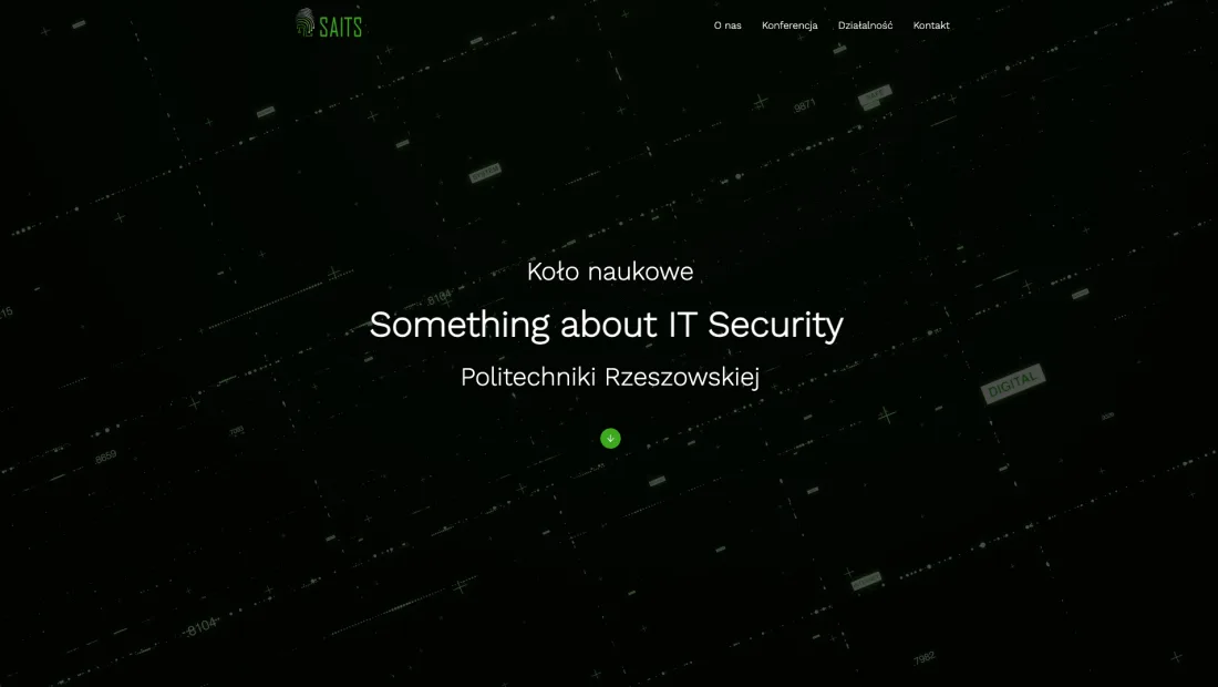 SAITS Student Society — zrzut ekranu